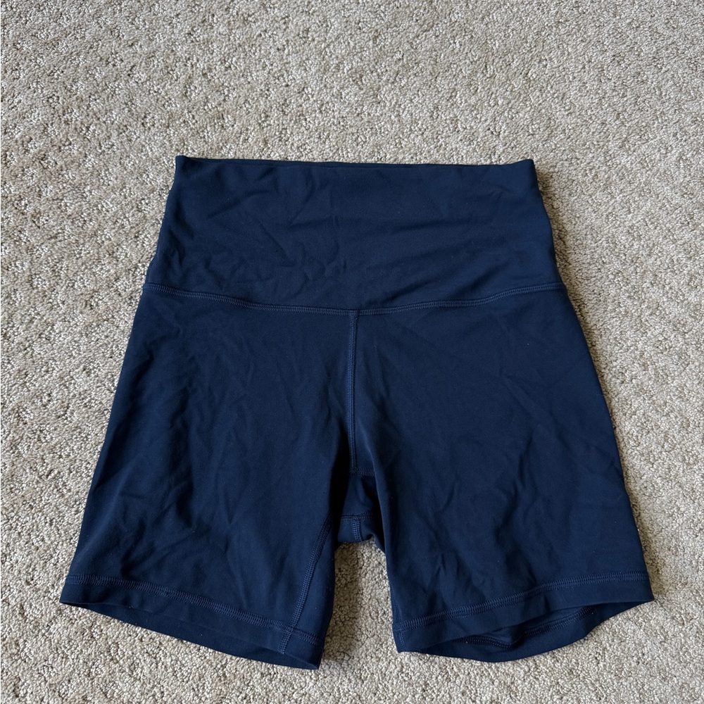 Lululemon Navy Biker Shorts